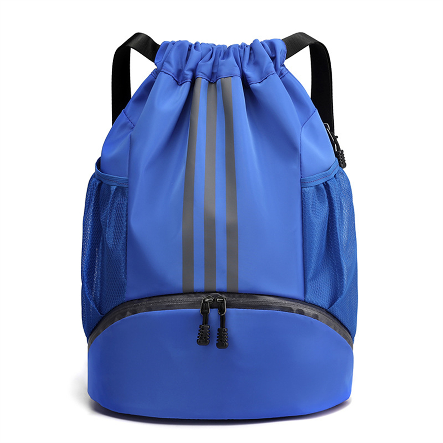 Bolsa de gimnasio, mochila de Fitness para mujeres y hombres, mochila de baloncesto, bolsas de almacenamiento de fútbol al aire libre, mochila deportiva con cordón de entrenamiento: Verde claro