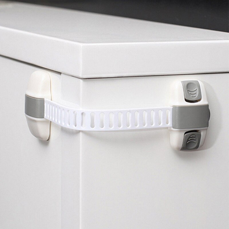 Child Safety Adjustable Fridge Guard Baby Safety Refrigerator Door Latch Child Lock Appliance