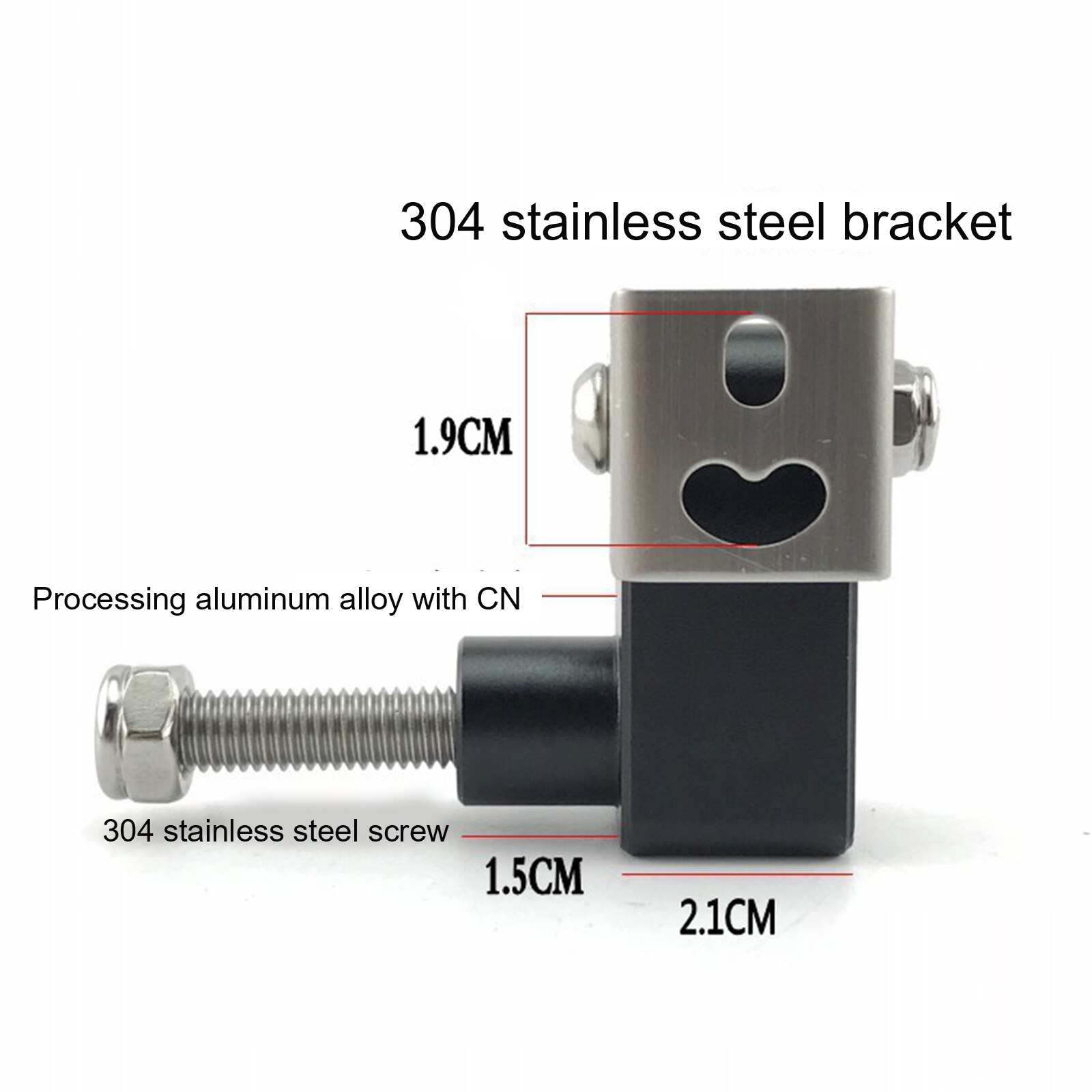 Motorcycle Mountain Bike Lights Bracket Tail Light Headlight Bracket LED Headlight Mounting Bracket Post Support Base Motorcycle