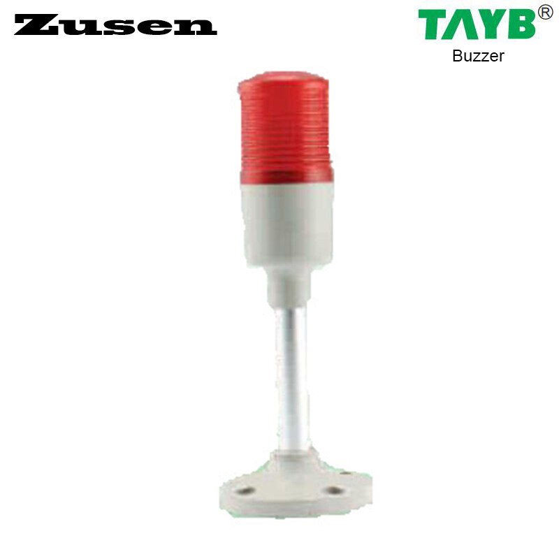 Zusen 40mm signaaltorenlicht met zoemer  tb42-1t/ w-d -j 12v 24v 110v 220v rode kleur led