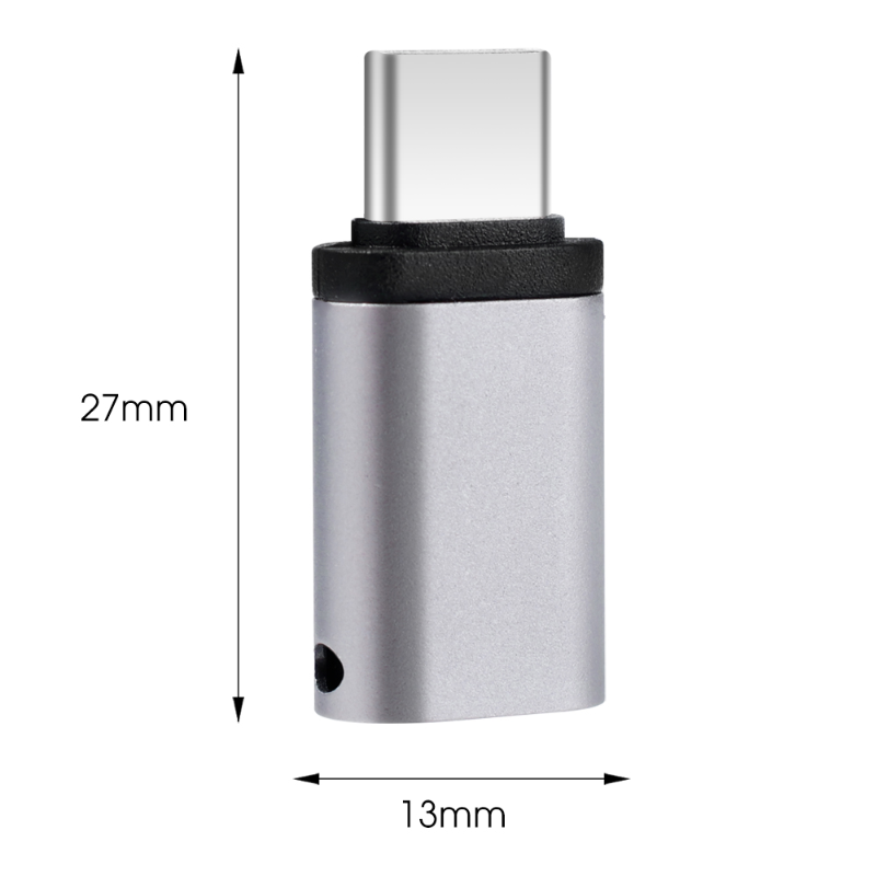 Uniwersalny adapter do ładowania telefonu typu C. Konwerter kabla Lightning żeński na USB C męski Złącze szybkiego ładowania