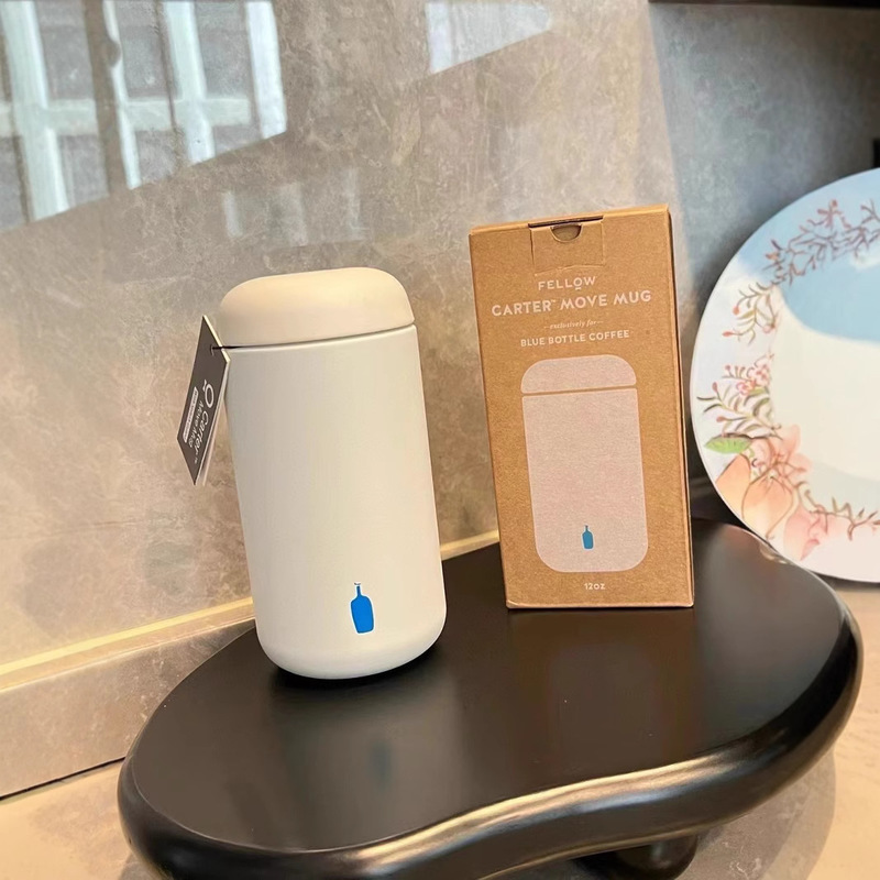 Blue Bottle Coffee Cup Thermos Cup 304 Stainless Steel Inner Pot Cup Portable Cold Insulation Simple And Convenient Cup