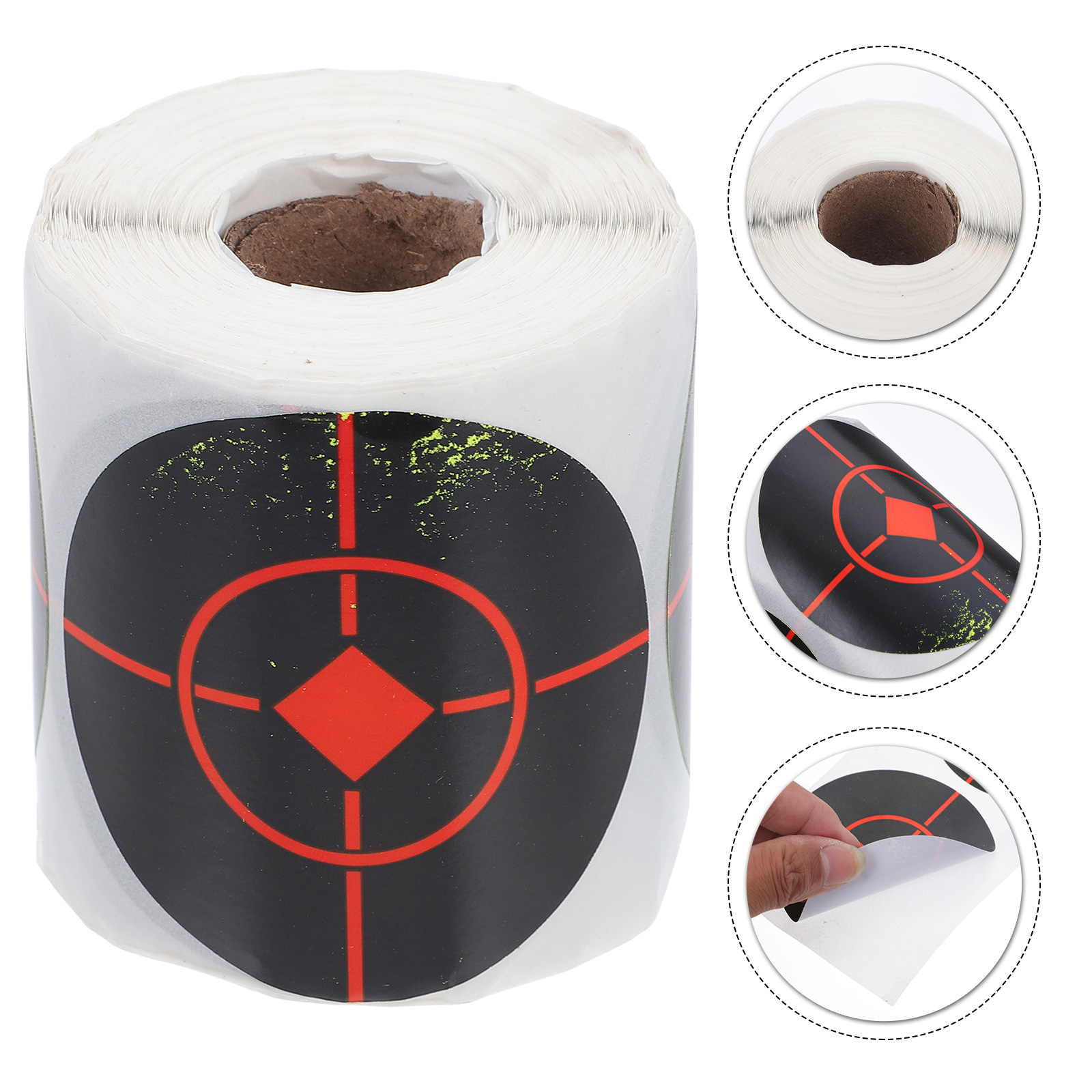 1 Roll Training Stickers Aim Stickers Shooting Aim Stickers Stickiness Aim Labels for Train Indoor Shoots