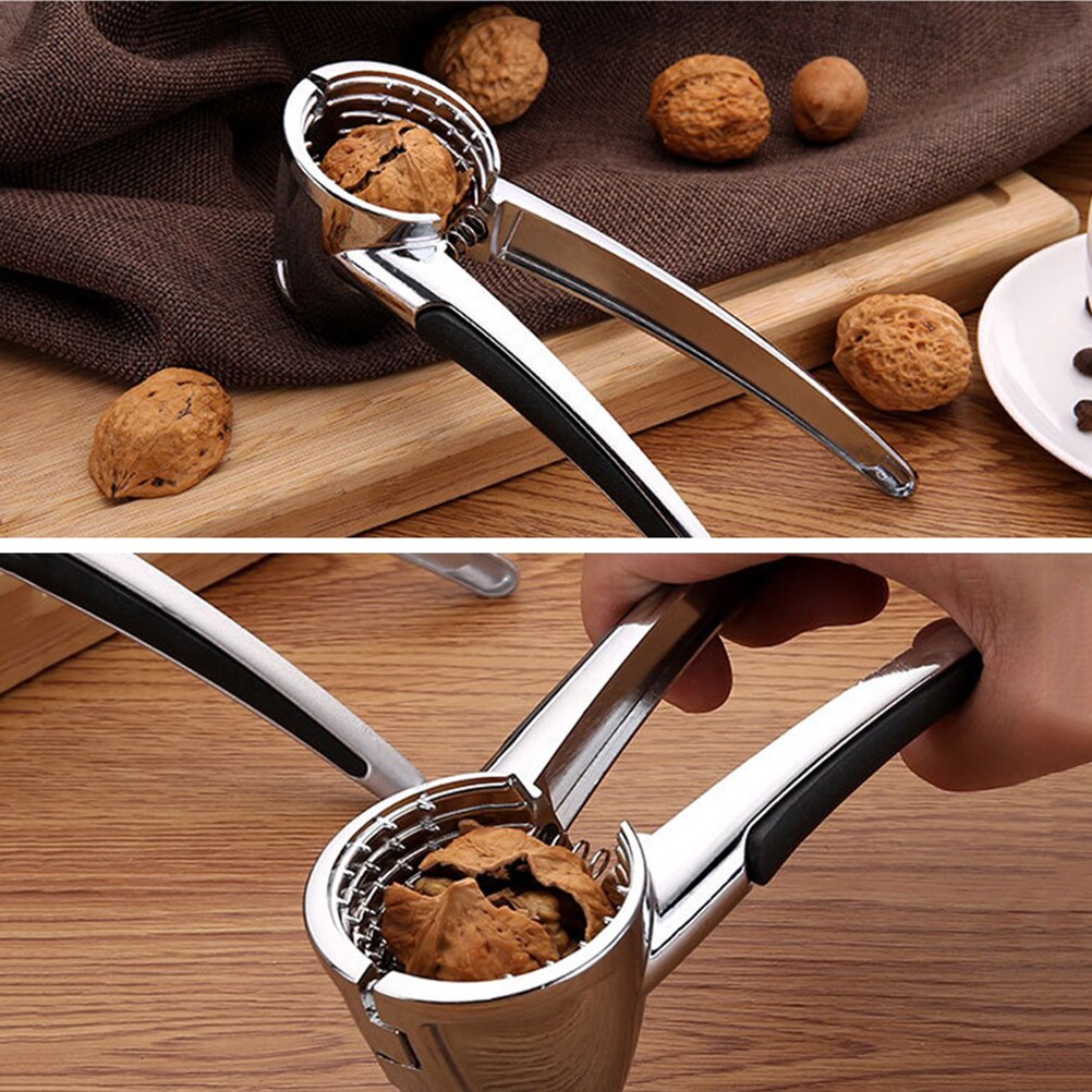 Entonnoir Type en alliage de Zinc noix craquelins noix pince cuisine noix de pécan noisette casse-noisette décortiqueur écrou ouvreur Extra Large Style lumineux