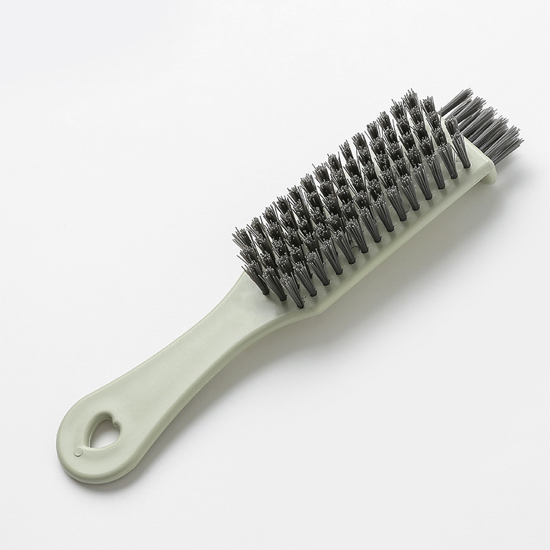 Shoes Brush Sneaker Boot Shoes Cleaning Brushes Cleaner Plastic Household Laundry Boot Leather Shoes Cleaner: Light Green