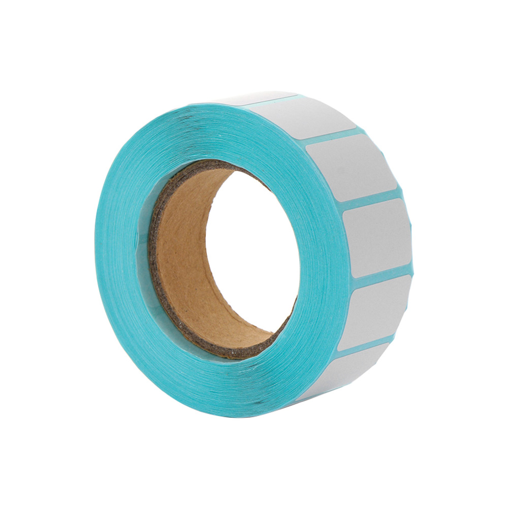 1000pcs/Roll White Adhesive Paper Thermal Label Sticker Paper Supermarket Price Blank Label Direct Print Waterproof Stickers: 25x15mm