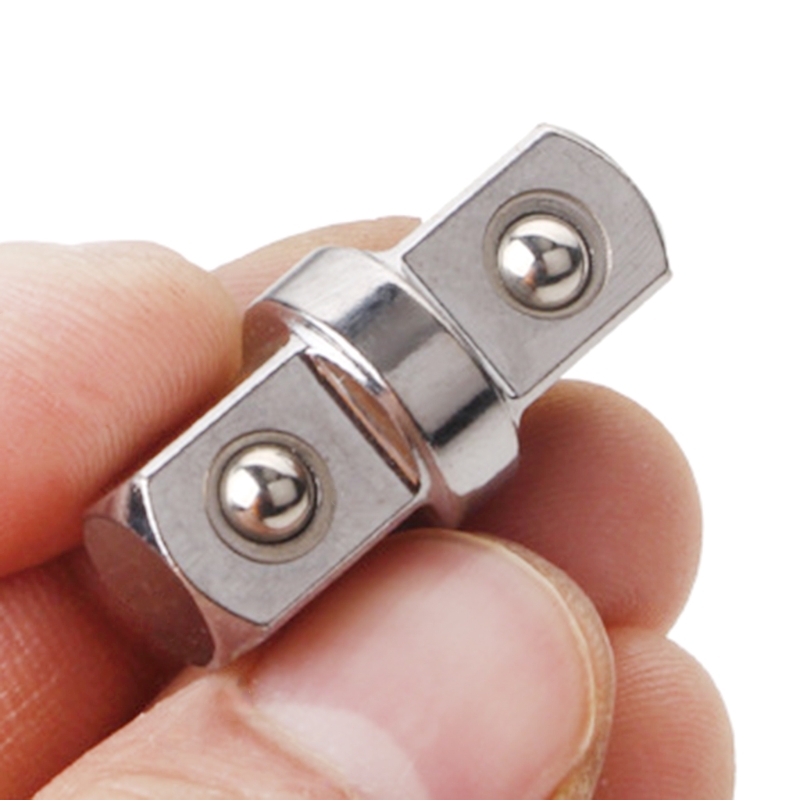3/8" Socket Sleeve Adapter Hexagonal Connector Socket-double Head Outer Square Electric Wrench Extension Rod Wind Batch