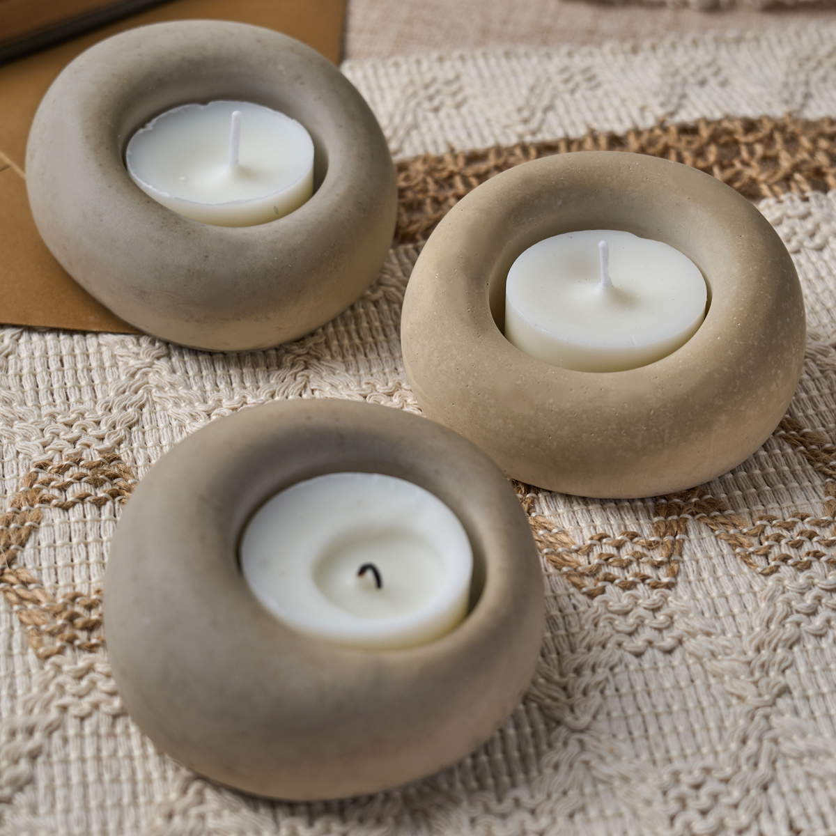 Portavelas de burbujas redondas, molde de silicona para bricolaje, Irregular, fabricación de adornos, yeso, resina de hormigón, moldes para manualidades