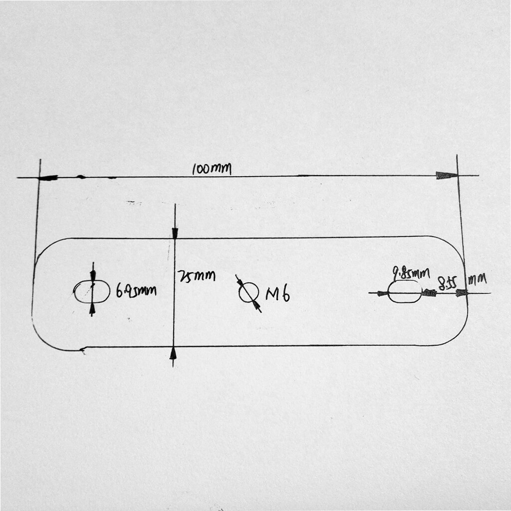 2 Pieces Sit On Top Kayak Boat Engine/Motor Mount Stand Holder Bracket Mounting Fittings