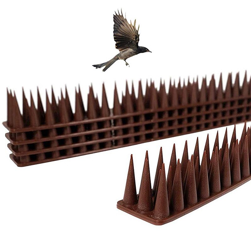 Plastic Anti-bird Spikes Against Birds Garden Outdoor Decoration Scare Repelling Nails Plastic Bird Repelling Device
