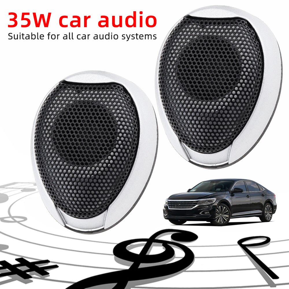 Høj effektivitet 2 stk 4 euro 35w diskant bil auto audio system høj tone 150w mini refit højttaler lyd højttaler