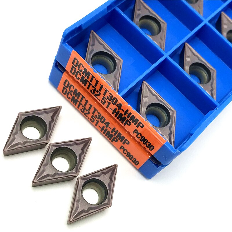DCMT070204 DCMT11T304 DCMT11T308 Hardmetalen Wisselplaten Interne Draaigereedschap Hoge Draaiwisselplaten Cnc Metaal Draaibank Tool