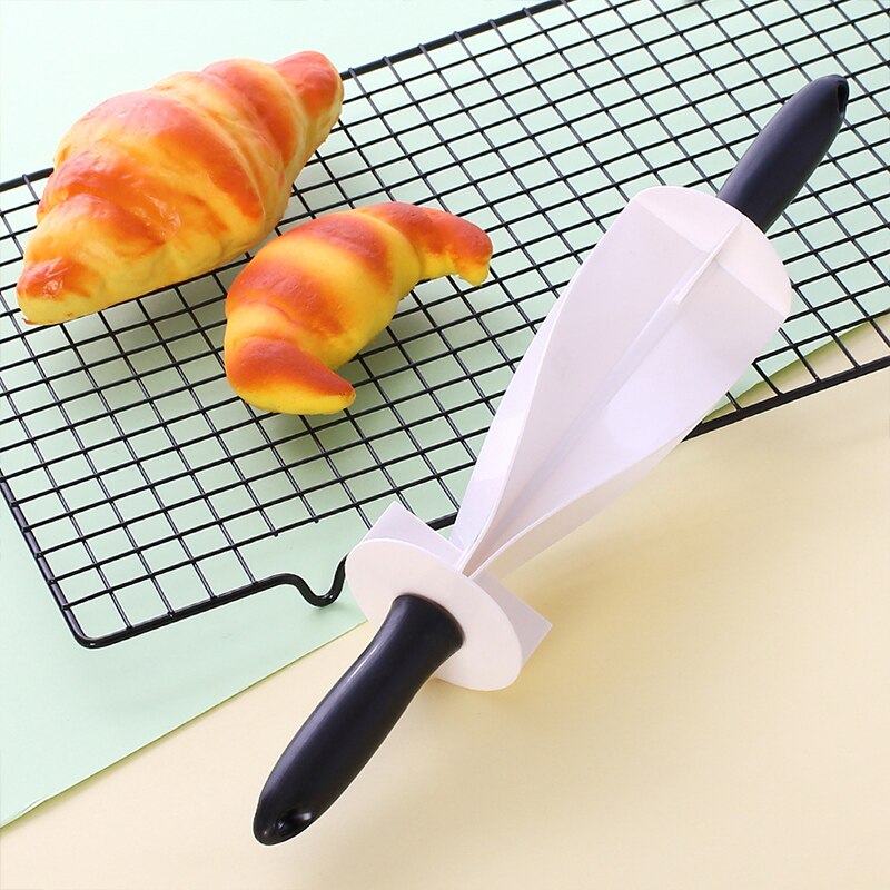 Diy Croissant Deegroller Non-stick Cutter Cake Deeg Roller Gebakken Croissant Gebak Noodle Biscuit Bakken Tools C1187 B