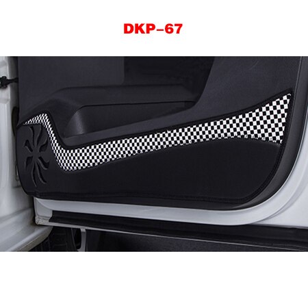 CMC Brilliance V3 V5 V6 V7 H3 H220 H230 H230EV H320 H330 H530 Karry K50 K60 Leather car door Anti-Kick pad mats protector: Gray