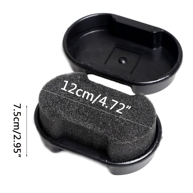 1Pc Double face éponge cirage à chaussures multi-usages sans couleur nettoyage liquide chaussure cire brosse botte sac canapé nettoyant outil AXYC