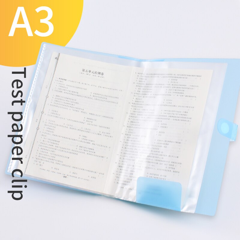 Wodoodporna torba na dokumenty A3 Organizer książka danych dokument o dużej pojemności etui na dokumenty rachunek teczka uchwyt teczka materiały biurowe