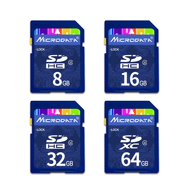 Memory Card 64GB SD card 32GB High Speed Camera Flash Card 16GB 8GB UHS-I Class 10 Camera Storage Card
