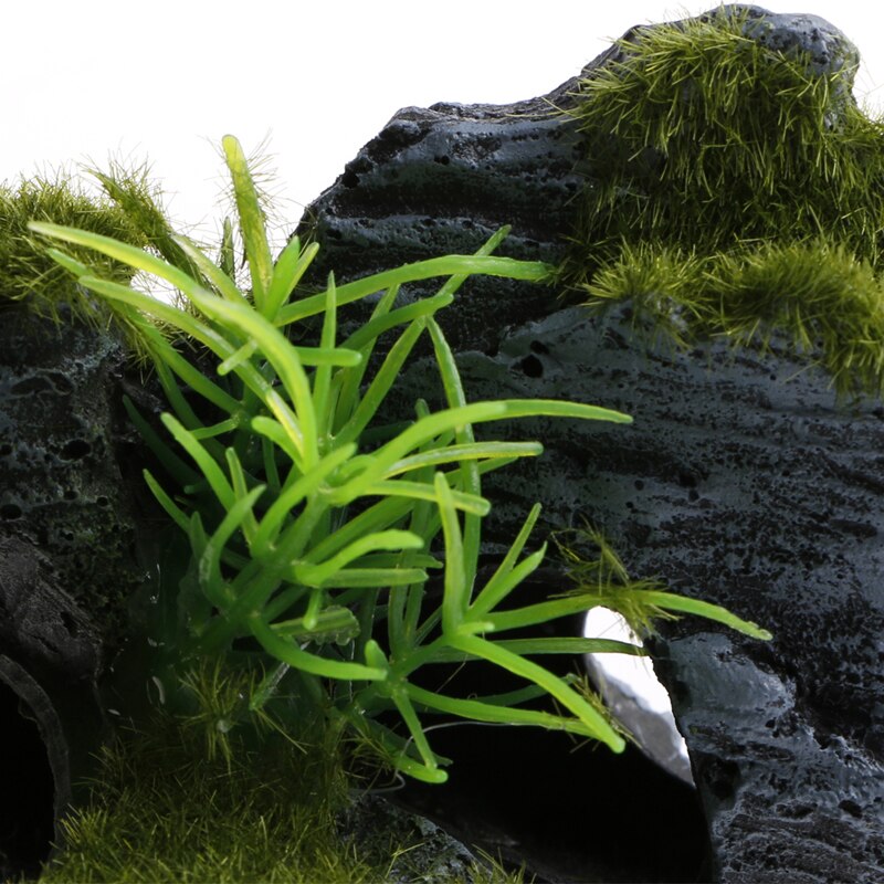 Hars rotstuinhuis aquarium schuilplaats aquarium mos ornament decoratie