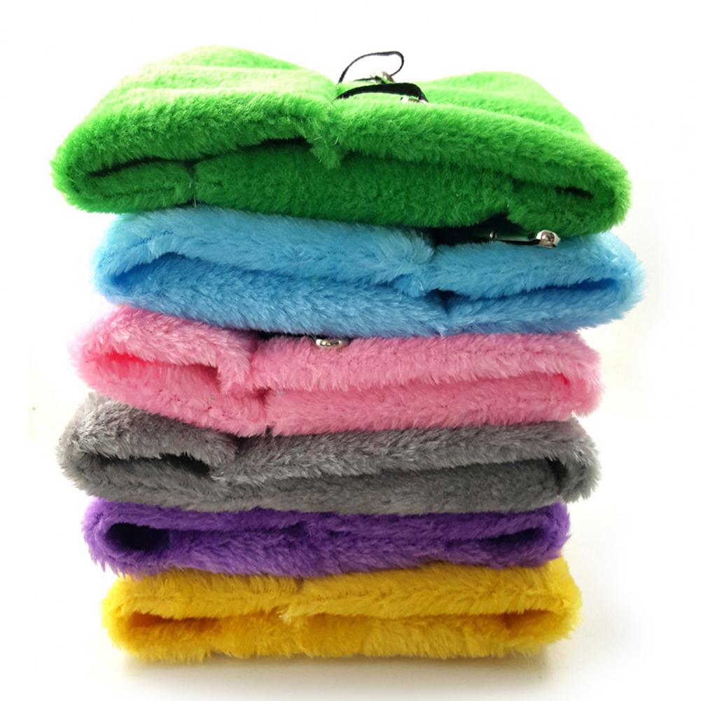 Multiple Colour Bird Parrot Triangle Shape Cage House Hanging Nest Bed Hammock Warm Pet Plush Foldable Hanging Safety Supplies