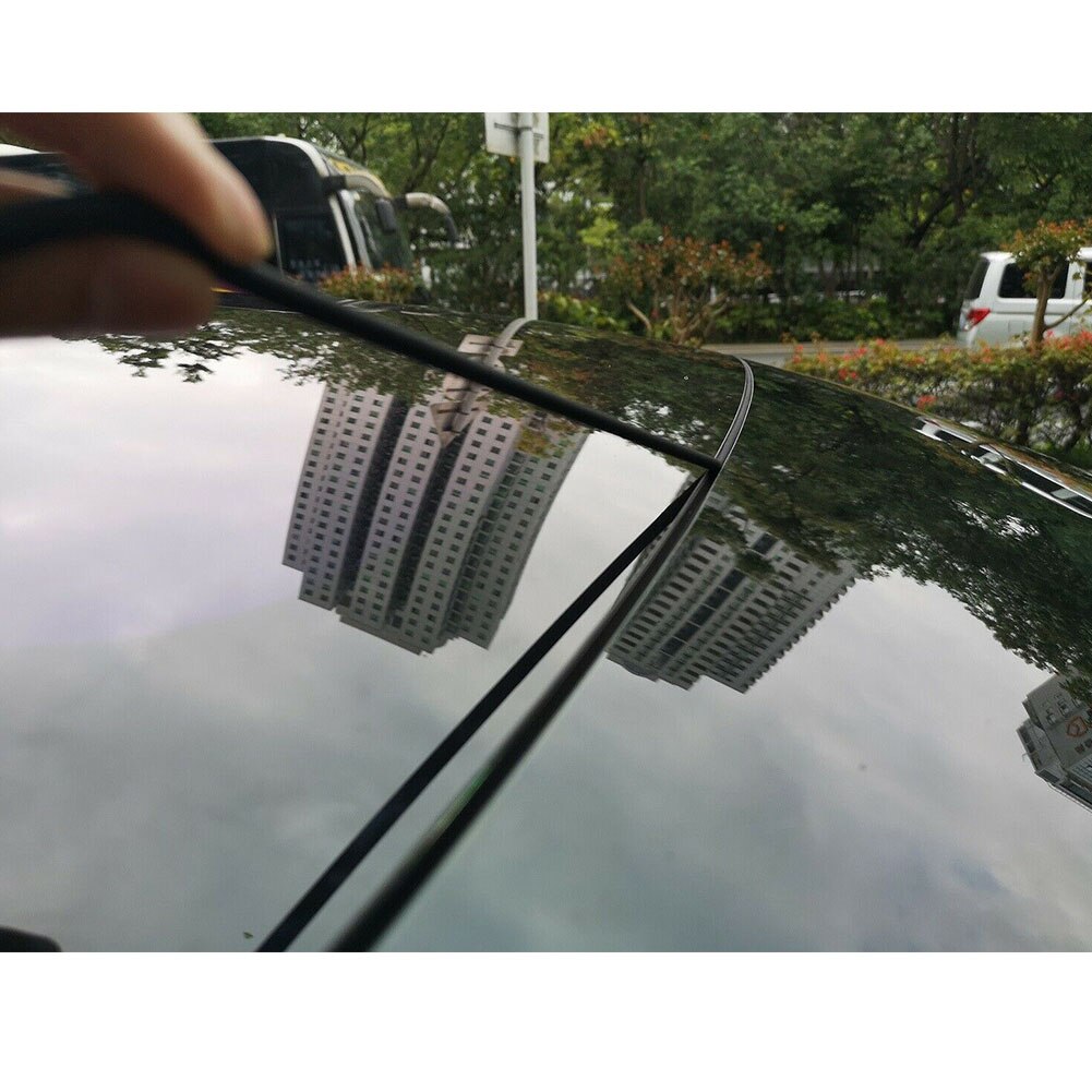 Biltillbehör bullerdämpning hållbar bil taklucka styling tätningsremsa självhäftande ljudeliminering för tesla modell 3