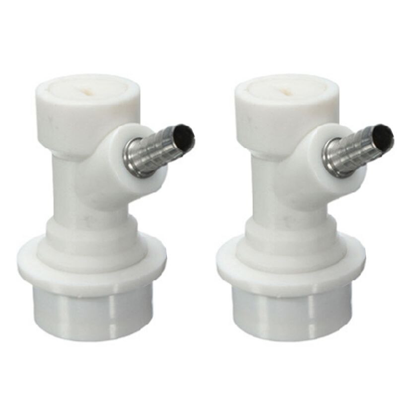 1 Pair Ball Lock Gas Liquid MFL Beer Barrel Quick Disconnects Set Keg Coupler Dispensing Connector Fittings for Home Brew