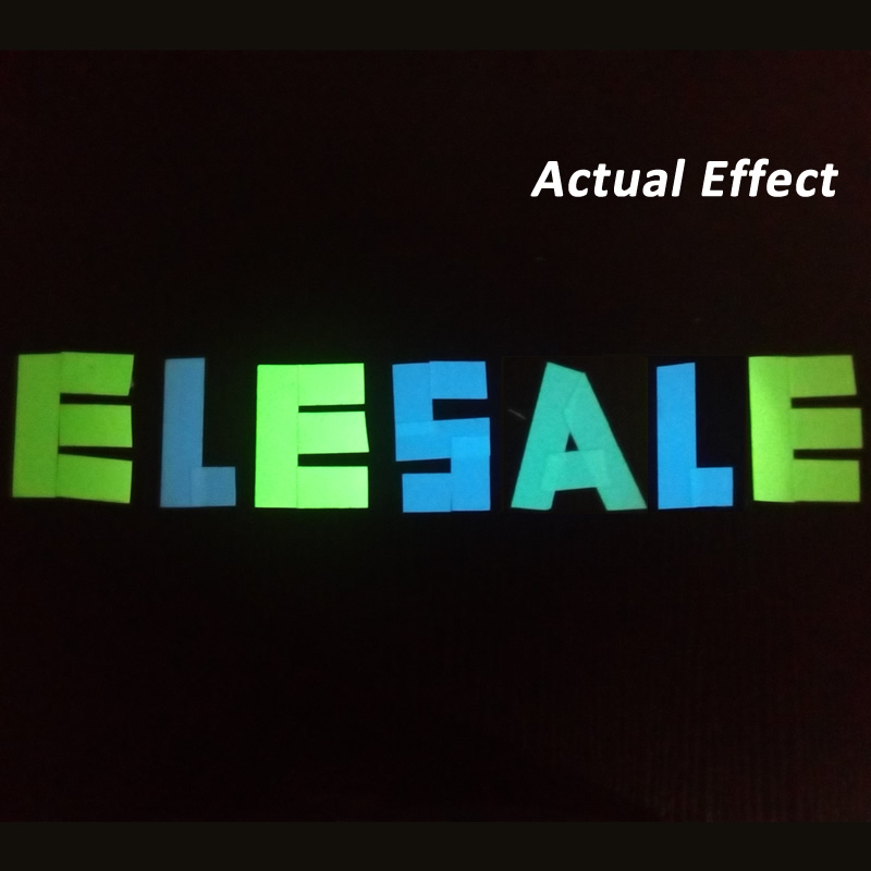 1 Roll 1.5cm*1m Luminous Tape Self-Adhesive Warning Tape Night Vision Caution Indication Tape For DIY Home Decoration