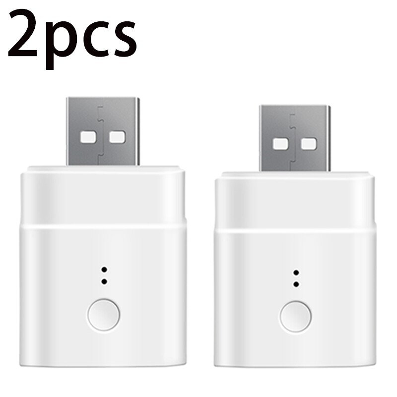 Sonoff Micro 5V Draadloze Usb Smart Adapter Flexibele En Draagbare Make Usb Apparaten Intelligente Via De Ewelink Alexa Google thuis: 2pcs