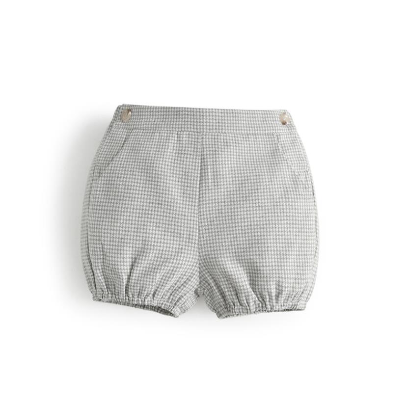 2PCS Children Boutique Clothes Boys Spanish Outfits Toddler Long Sleeve Shirts+Shorts Sets L1637