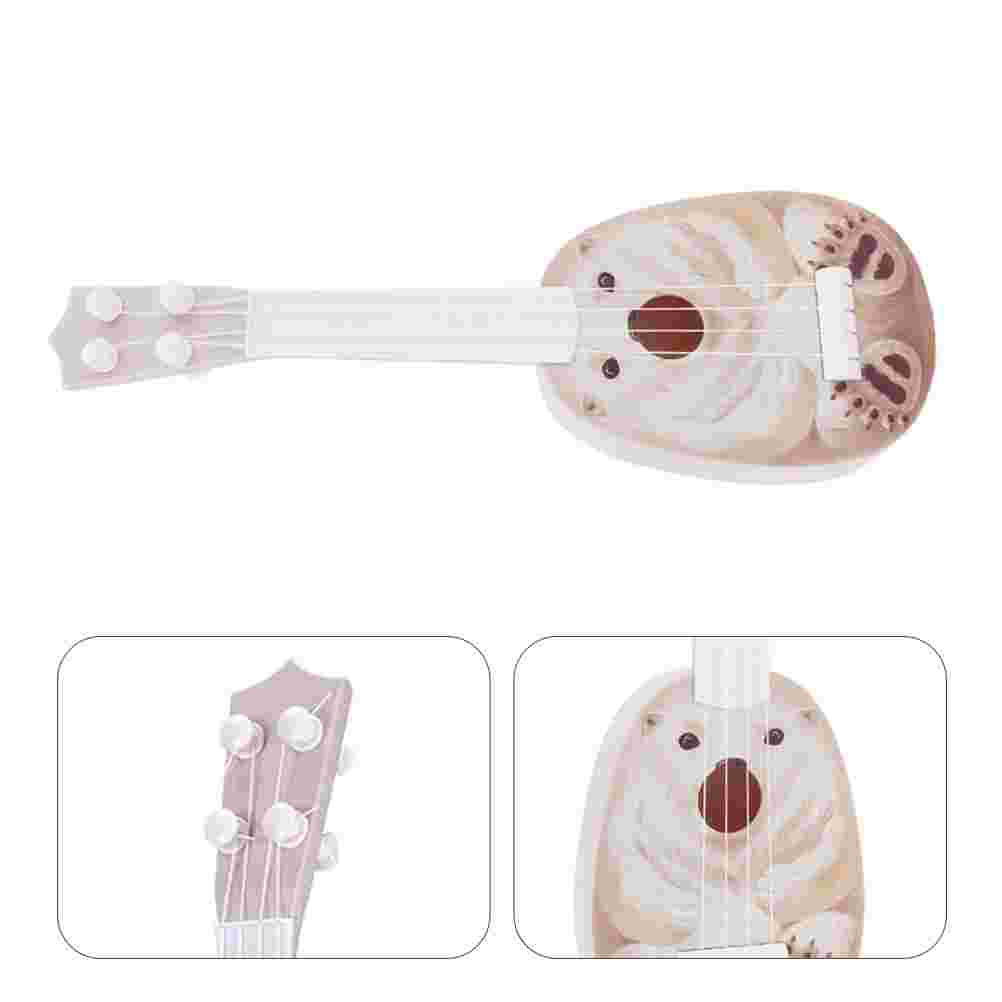 Kid Played Ukulele Early Musical Learning Plastic Instrument Guitar Model: Default Title