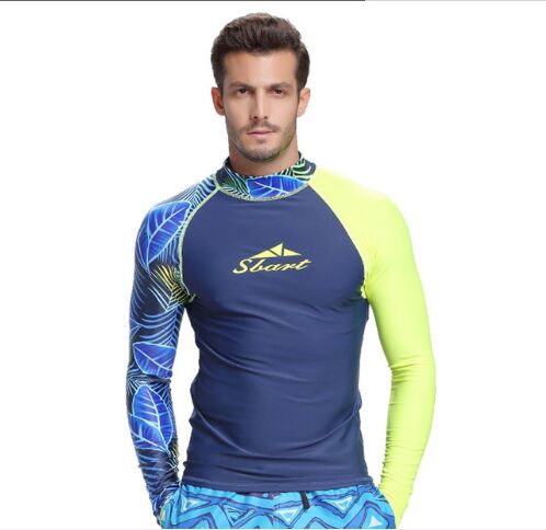 SBART mannen Beschermende Kleding Lange Mouwen T-shirt Badpak Shorts Boei Top Ultraviolet Zwemmen Been Beschermende Strand Broek