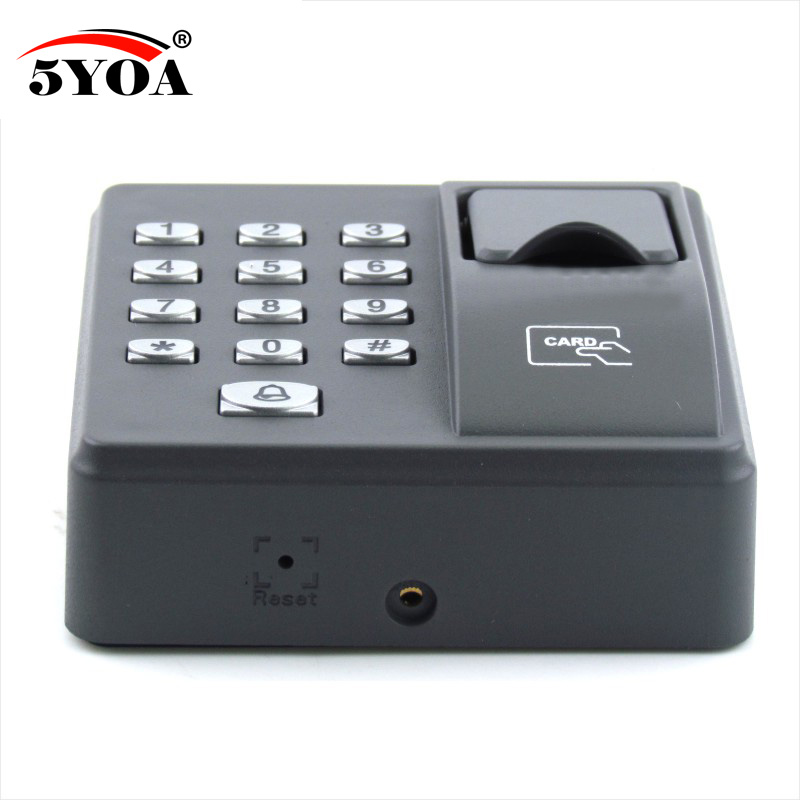 Fingerprint Password Key Lock Access Control Machine Biometric Electronic Door Lock RFID Reader Scanner System Device