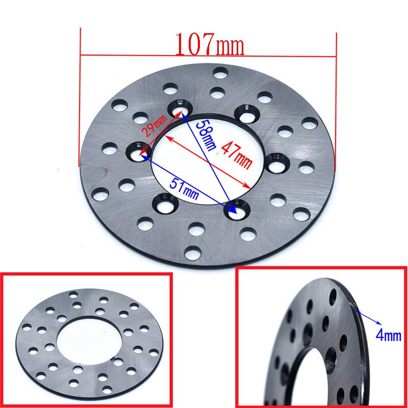 Voor Achter Remschijf Rotor 108 130 158 170 180 190Mm Voor 125cc 150cc 200cc 250cc Quad Pit Dirt bike Atv Utv: B