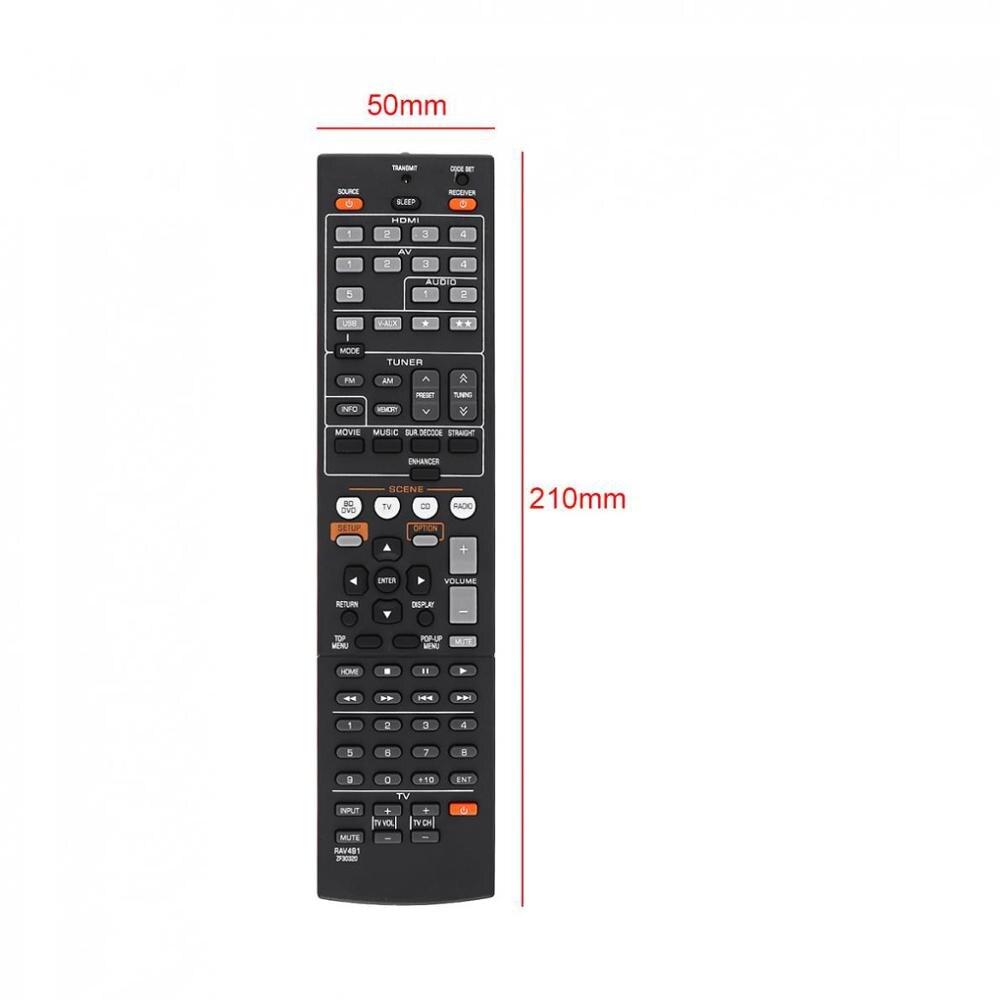 REMOTE CONTROL FOR YAMAHA AV RECEIVER rx-v1071，rx-v377， rx-v575， rx-v867， rx-v160， rx-v477，htr-4065， htr-2064， rx-v371， rx-v473