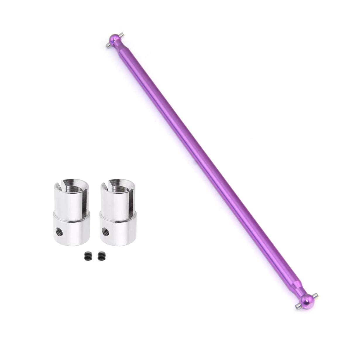 Cup B 02016 + Alloy Driver Shaft 04003 171mm / 03003 157mm for 1/10 HSP 94111 94123 94188 / 94103 94123 RC CAR Replacement Parts: Burgundy