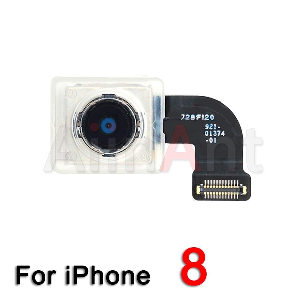 100% Original para iPhone 6 iPhone 6 6s 7 8 Plus cámara Real para iPhone X Xs X 11 Pro Max XR Cámara Flex Cable de teléfono de piezas de repuesto: For iPhone 8