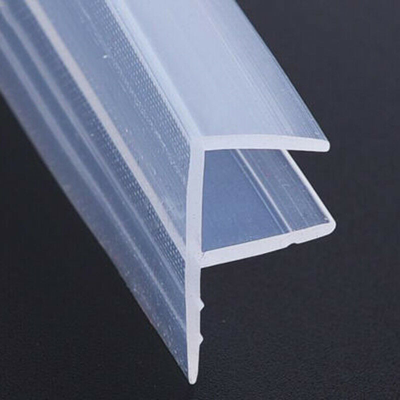 Glas Afdichting Strips H/F/U Vorm Siliconen Douche Scherm Afdichting Sliding Strip Rubber Voor 6-12mm Deur Badkamer Raam Glas 1M #40: 6mm / F
