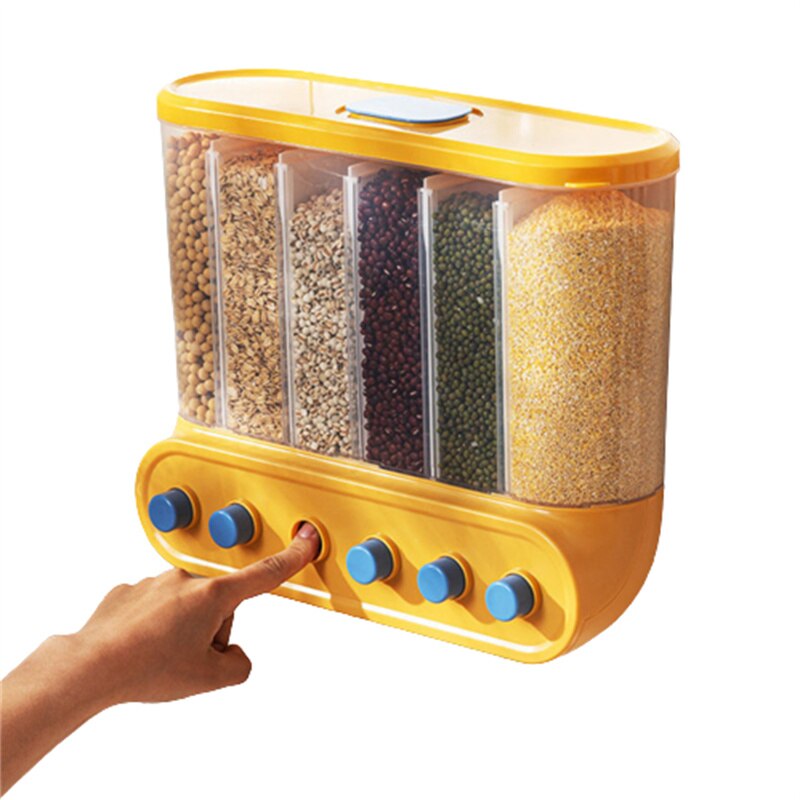 Multigrain Storage Tank Grain Storage Box Bean Storage Tank Kitchen Storage Food Sealed Tank Food Container Shopping K214