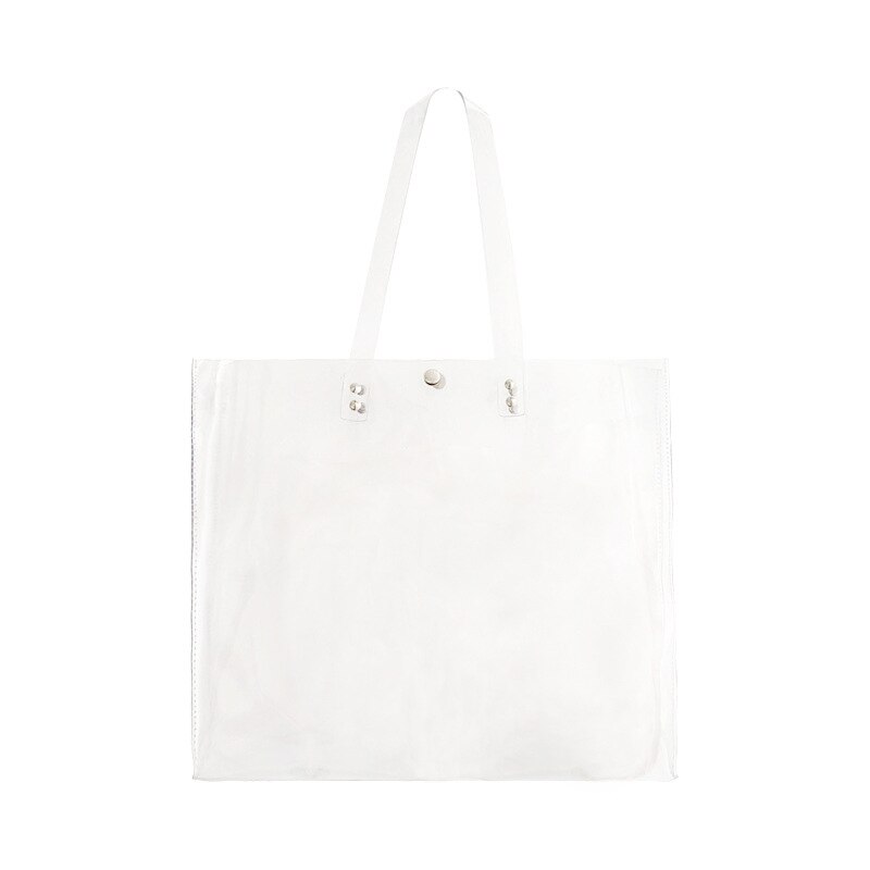 Casual Totes Vrouwen Pvc Handtassen Transparante Strandtassen Zomer Boodschappentassen Dames Schoudertas Open Handtas: Default Title