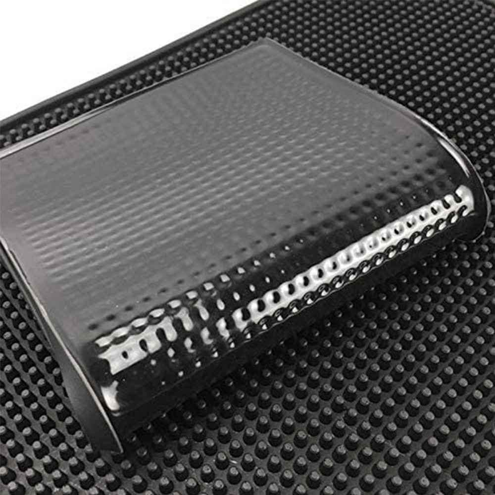 1 stuk antislip rubberen barmat pvc onderzetter zwarte keuken placemat rechthoek waterdicht bier whisky bar accessoires