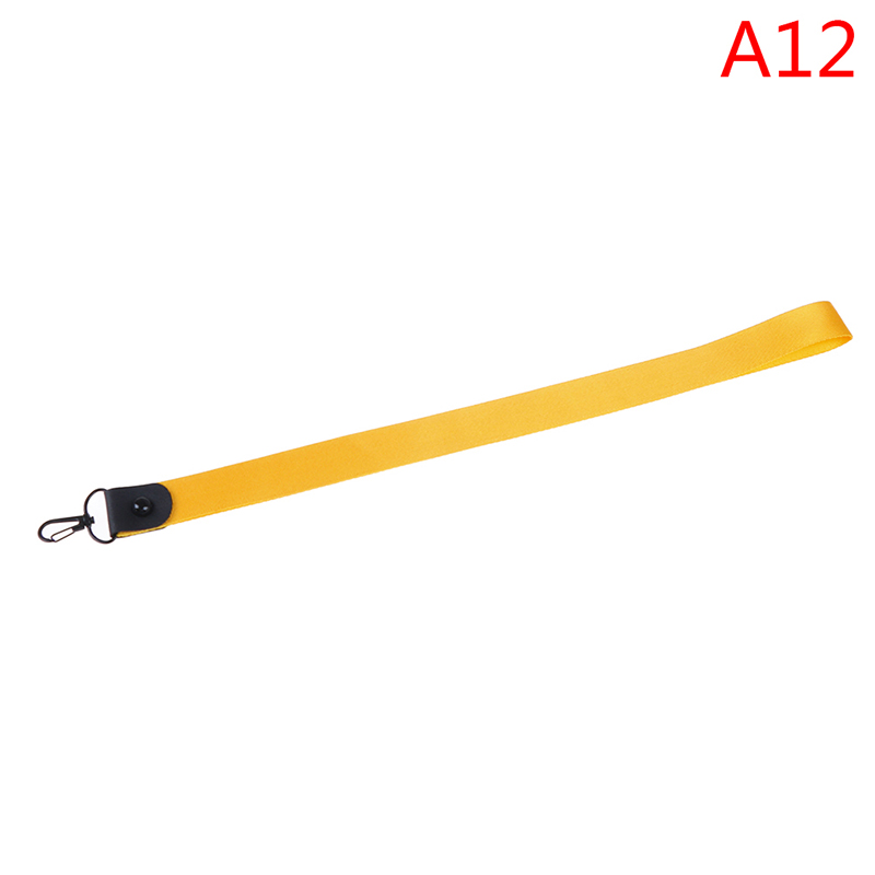Keychain Tag Strap Neck Straps Lanyards For Keys ID Card Pass Gym Mobile Phone USB Badge Holder DIY Hang Rope Sling: Orange