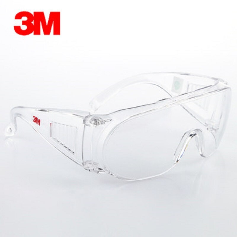 3M Originele 1611HC Veiligheidsbril Veiligheid Beschermende Bril Anti-Shock Anti-Splash Anti-Kras Platte Licht transparante Bril