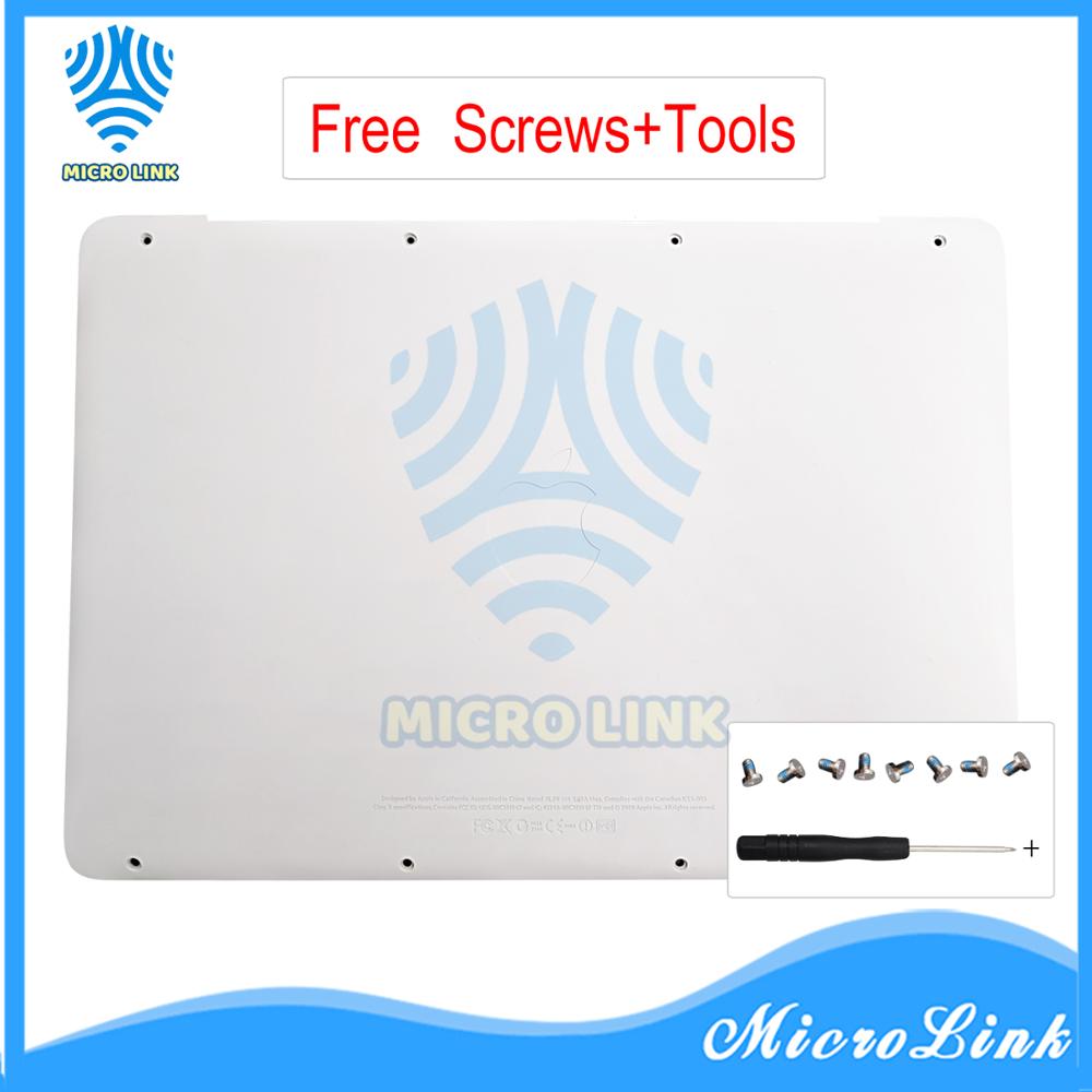 100% Genuine A1342 White Lower Bottom Case Cover for Apple MacBook A1342 13" Unibody 604-1033 MC207 MC516 LL/A
