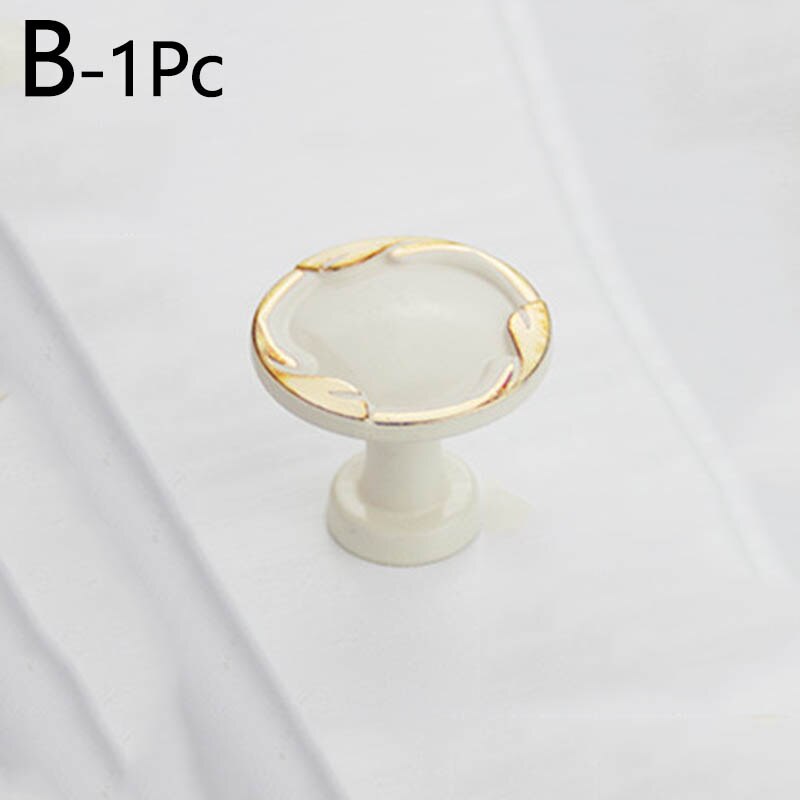 1Pc Deurknop Ivoor Kast Lade Trekt Muur Opknoping Haak Enkele Gat Creatieve Meubels Handgrepen Woondecoratie: B
