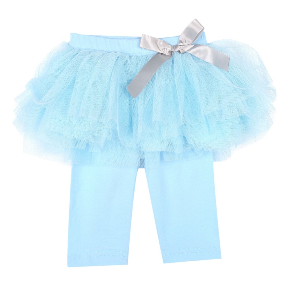 bébé fille Culottes Leggings gaze pantalon fête jupes nœud Tutu jupes 3 couleurs