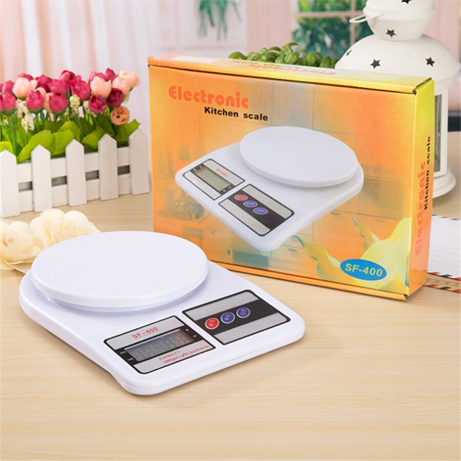 1g Precision Kitchen Electronic Scale Food Scale LCD Digital Scales 10kg Electronic Grams Weight Balance Scale for Tea Baking