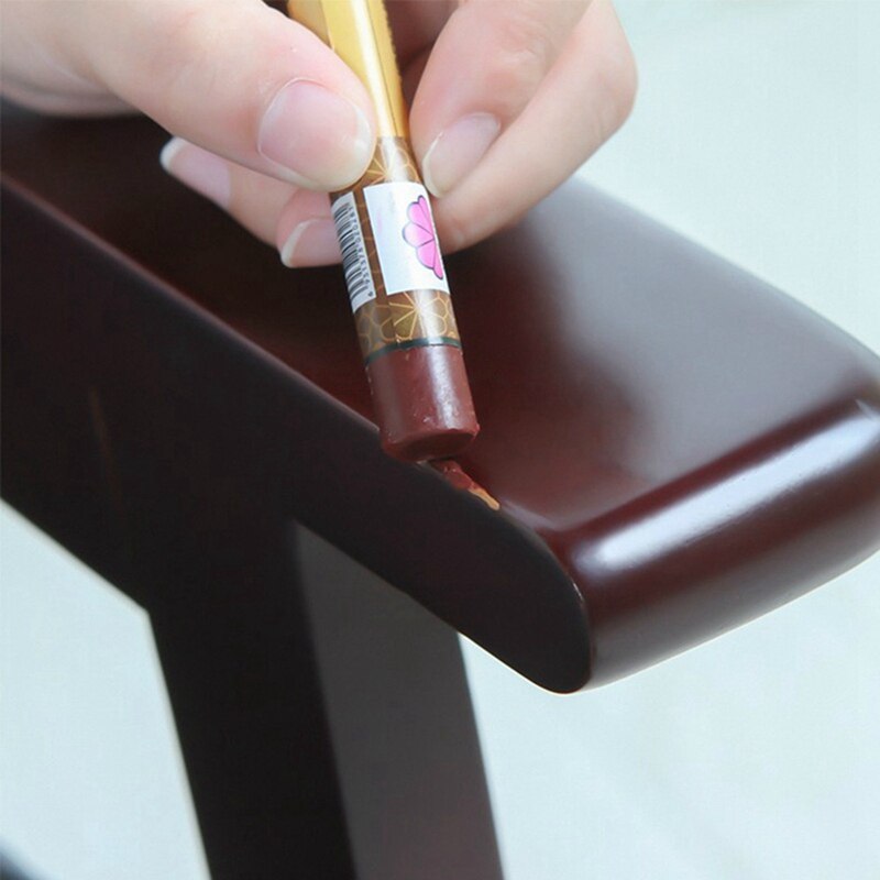 1 Pcs Wooden Floor Furniture Repari Pen Markers & Filler Sticks Wood Scratches Restore Kit Scratch Patch Paint Pen Wood Repair