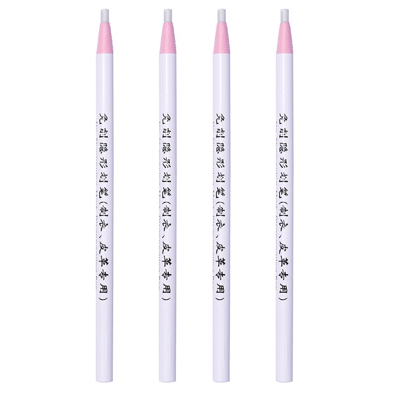 Rotulador de costura Invisible, tiza de sastre para costura, pluma de marcado para manualidades, ropa de costura, cuero: 4pcs