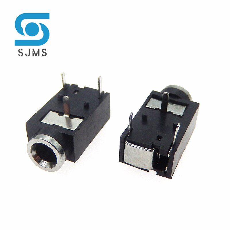 5/10Pcs Hoofdtelefoonaansluiting Socket PJ-318 3.5 Mm Vrouwelijke Jack 3 Pin Socket Audio Video Terminals Connector PJ318 3.5 Mm Dip-3 Pcb Mount