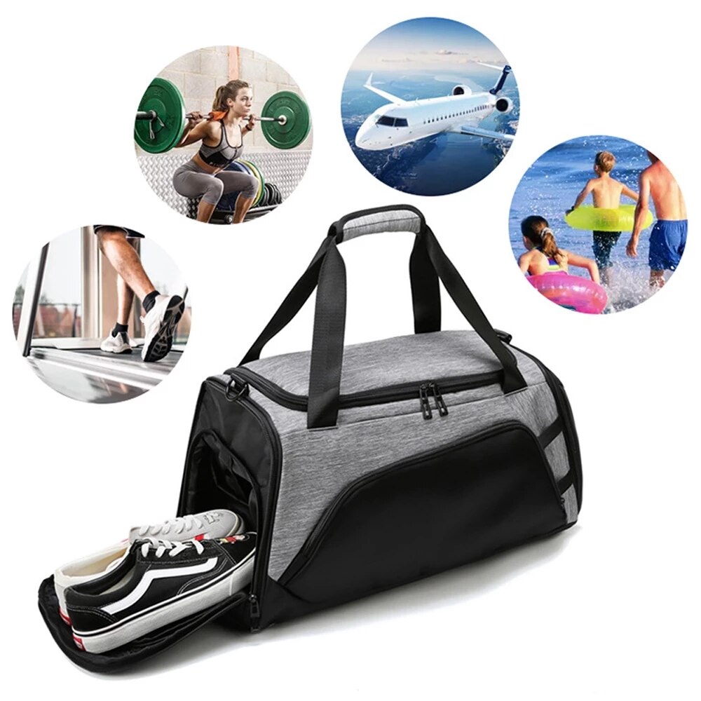 Trainingstas sporttas heren dames fitnesstassen duurzame multifunctionele handtas sportieve outdoortas voor heren