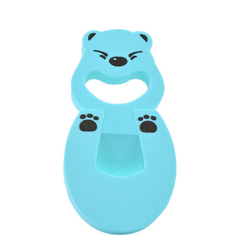 TUSUNNY 1pc Baby bescherming stop houder slot Veiligheid Guard Finger Protect Kind kids Baby Cartoon Jammers Stop Deur: blue